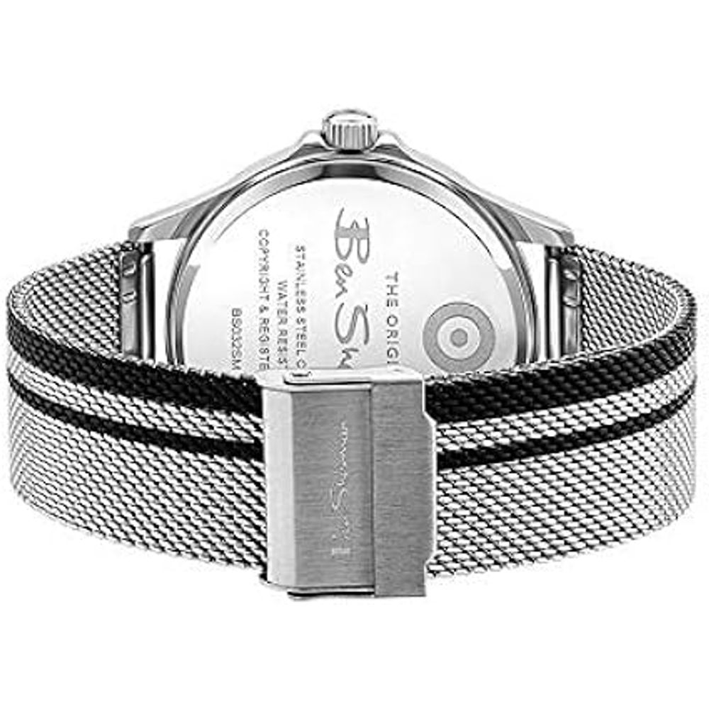 Ben Sherman Gray Stainless Steel Dress Watch Ben Sherman