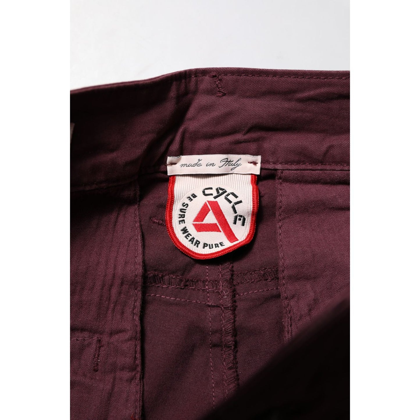 CYCLE Maroon Cotton Stretch Skinny Fit Men Denim Jeans CYCLE