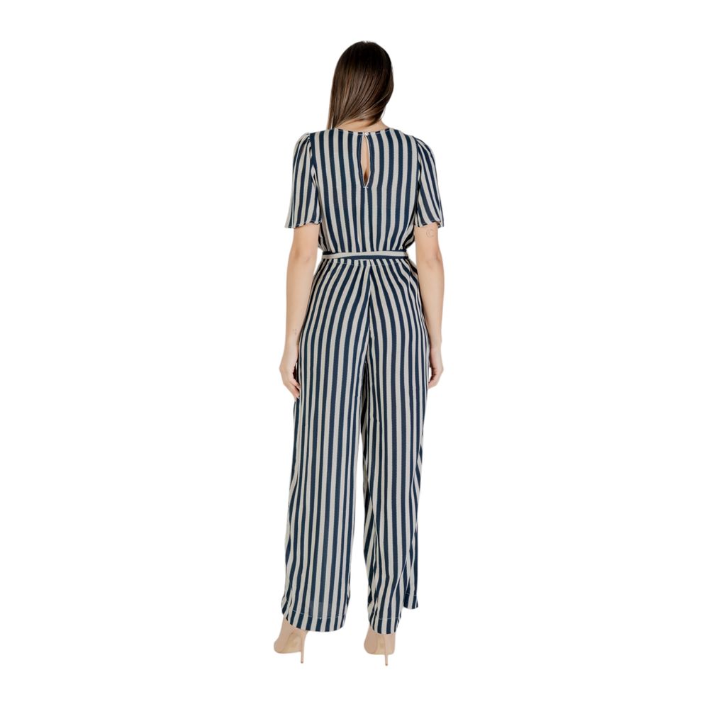 ICHI Blue Viscose Jumpsuit ICHI