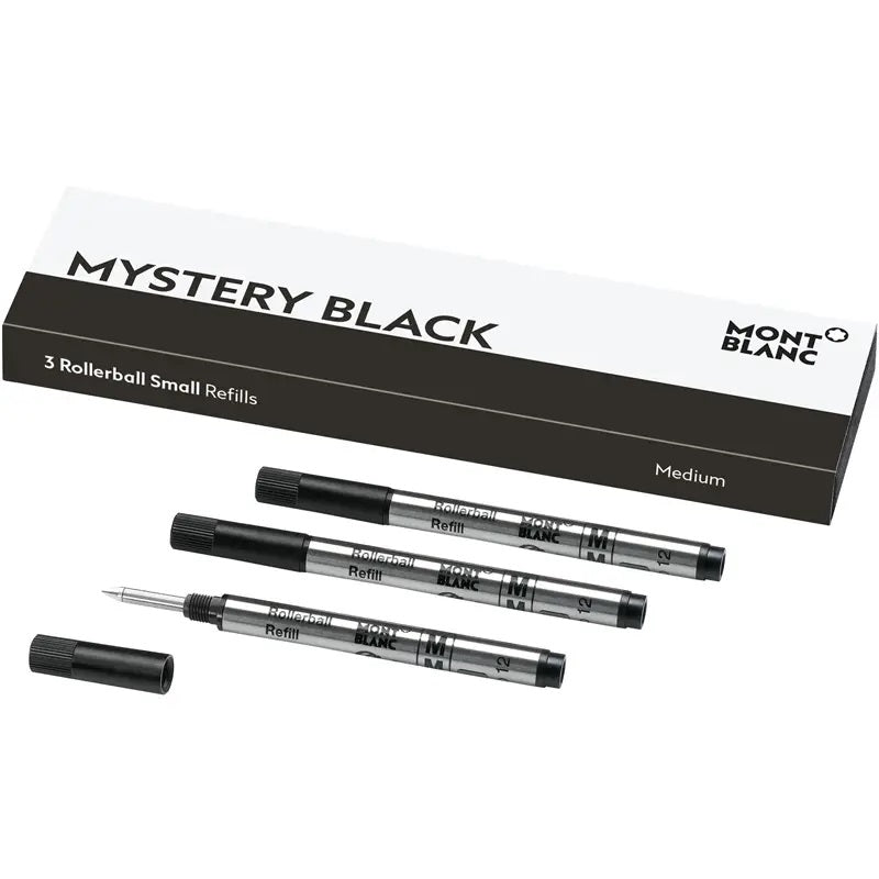 MONTBLANC Mod. MISTERY BLACK - BALLPOINT PEN REFILLS - MEDIUM - 3 PCS MONTBLANC