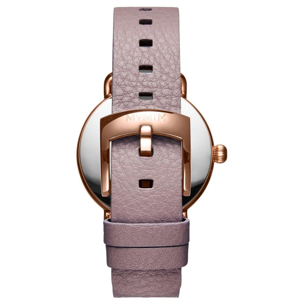 MVMT Purple Leather Dress Watch MVMT