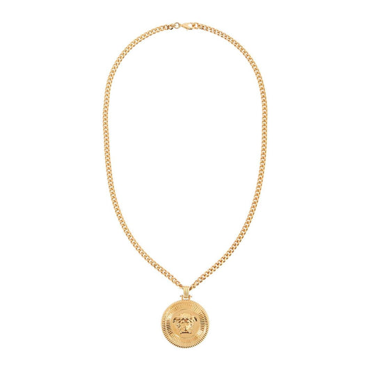 Versace biggie medusa necklace