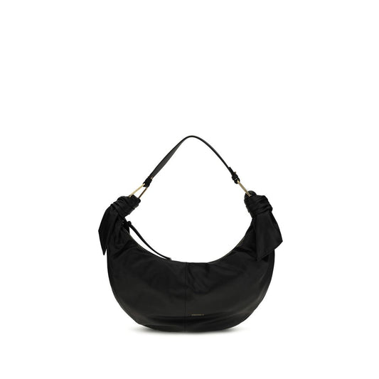Coccinelle Black Calf Leather Bos Taurus Shoulder Bag 1728,72470364320,Bags,Black,Coccinelle,New with tags,Shoulder Bags - Bags,Women