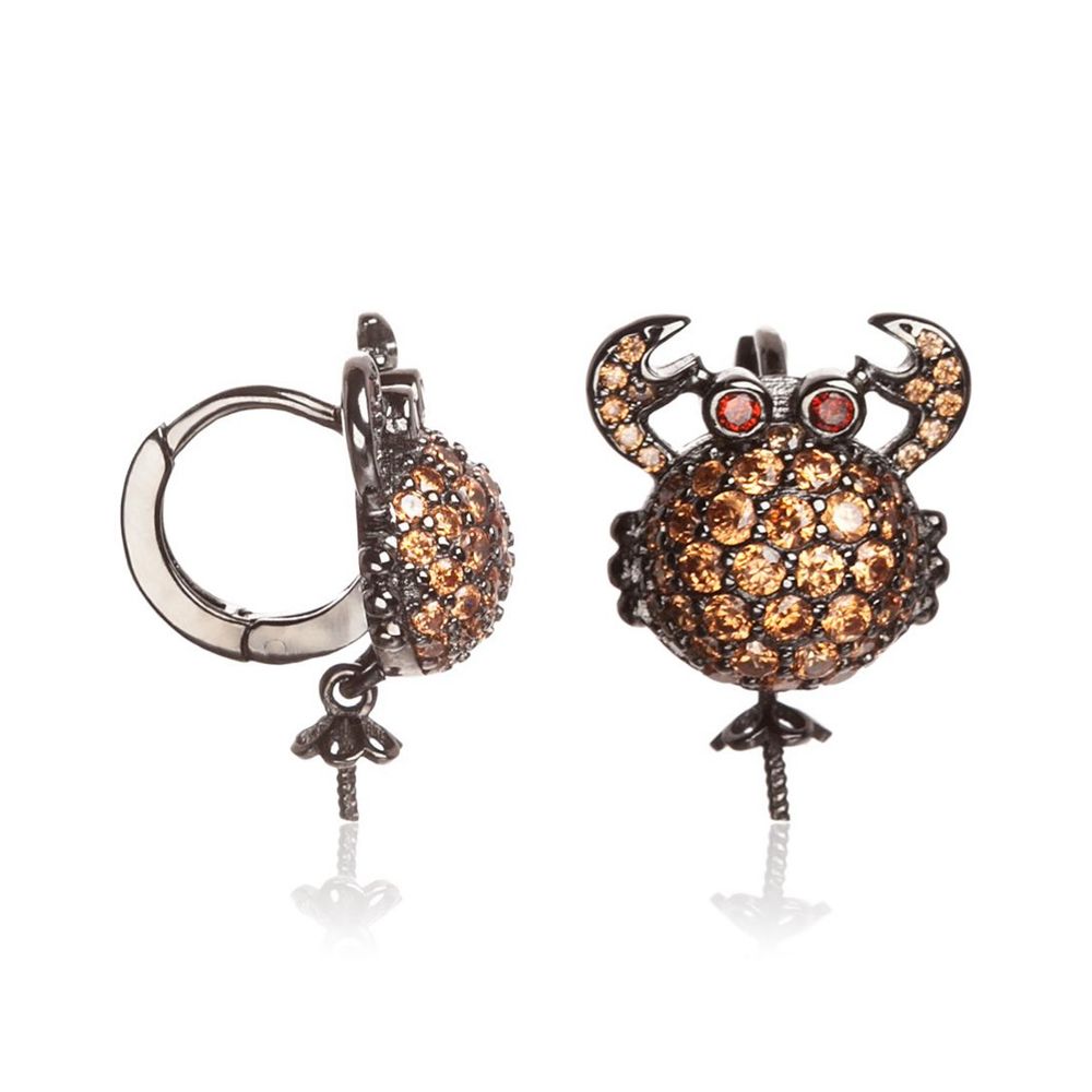 Lancaster Bicolor Silver Earrings