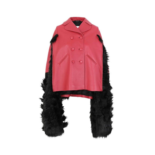 Maison Margiela Multicolor Leather Coat
