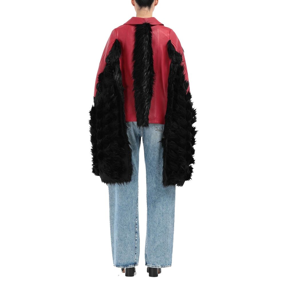 Maison Margiela Multicolor Leather Coat