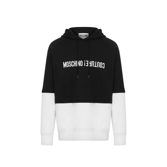 Moschino Black Cotton Sweatshirt 1728,75611013280,Black,Clothing,L,M,Men,Moschino,New with tags,Sweaters - Clothing,Sweatshirts - Sweaters - Clothing