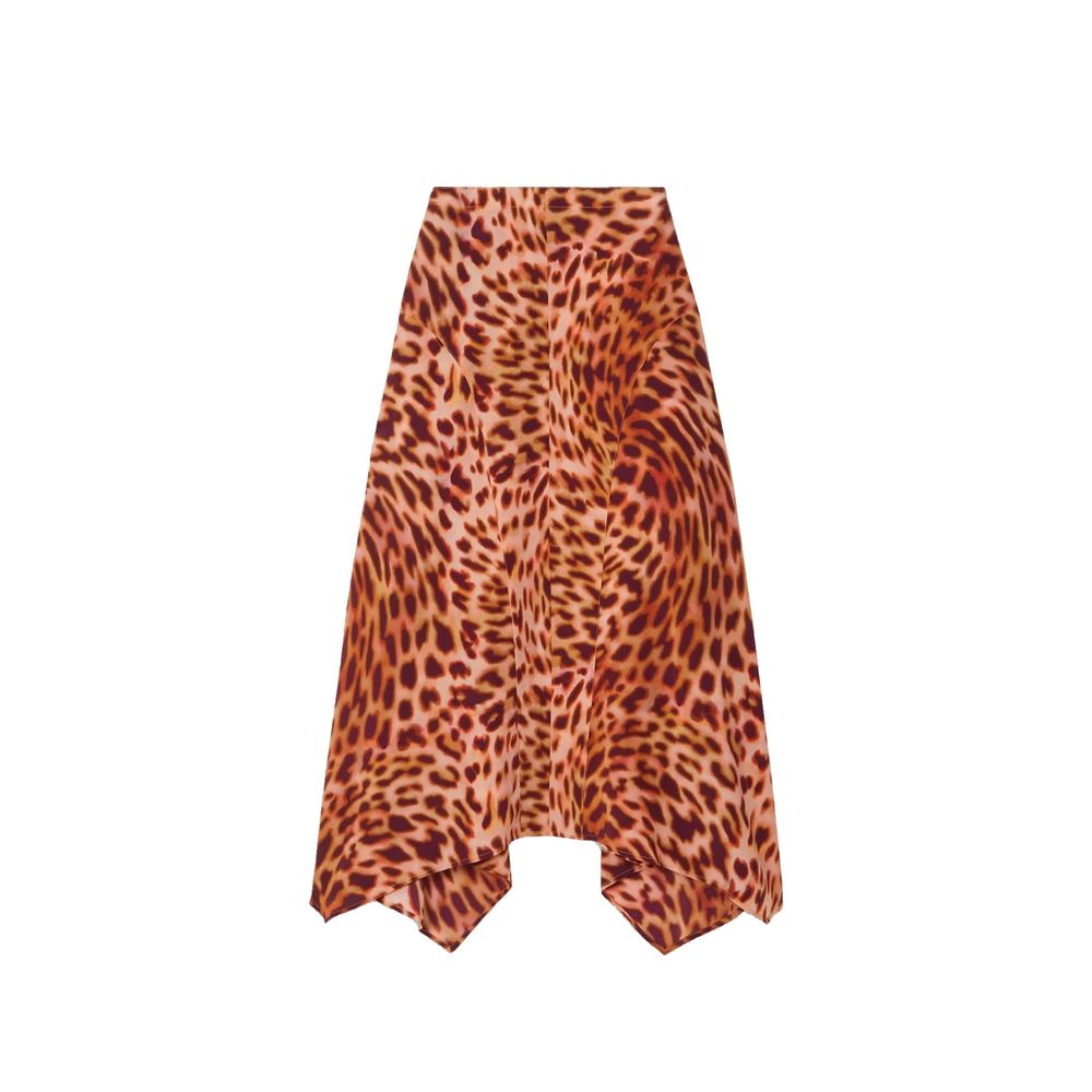 Stella McCartney Orange Silk Casual Dress