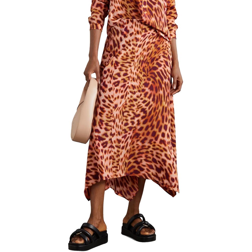 Stella McCartney Orange Silk Casual Dress
