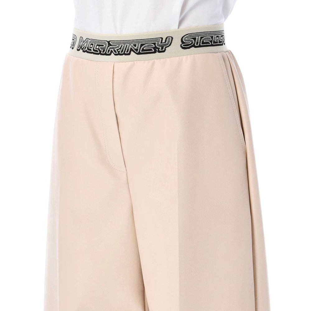 Stella McCartney Beige Viscose Casual Pants