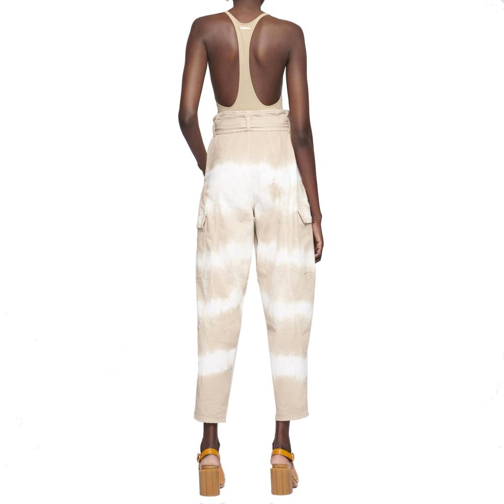 Stella McCartney White Cotton Cargo Pants