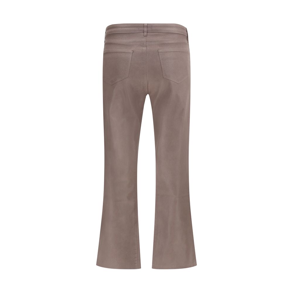 L'Agence Beige Cotton Casual Pants 1728,72470364320,Beige,Casual Pants - Pants - Clothing,Clothing,L'Agence,New with tags,Pants - Clothing,W24,W30,W31,Women