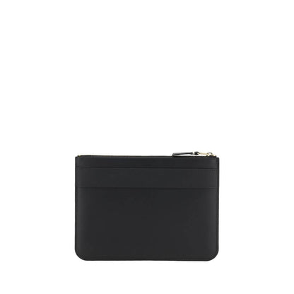Comme Des Garçons Black Calf Leather Bos Taurus Wallet
