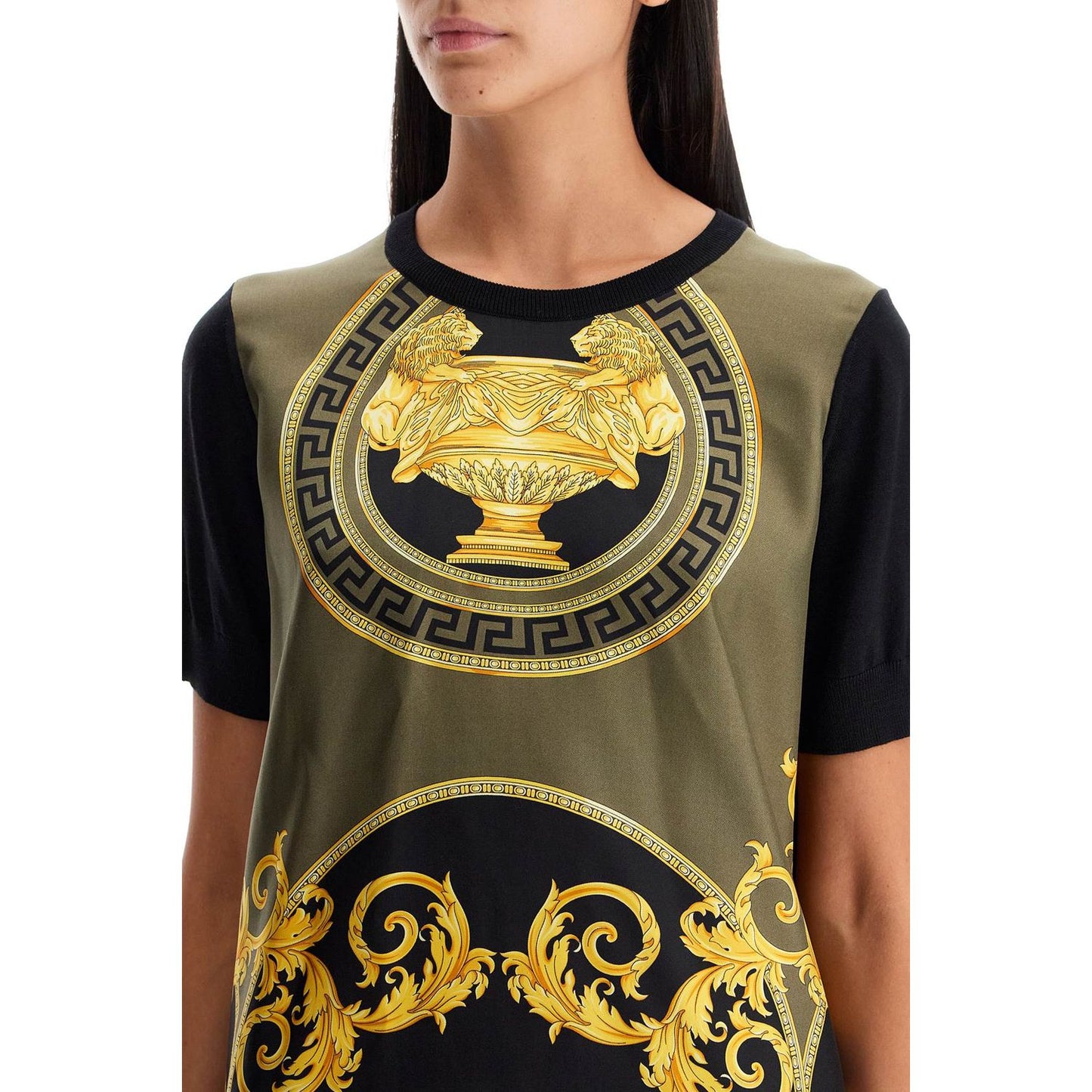 Versace knitted t-shirt 'the cup of the Topwear Versace