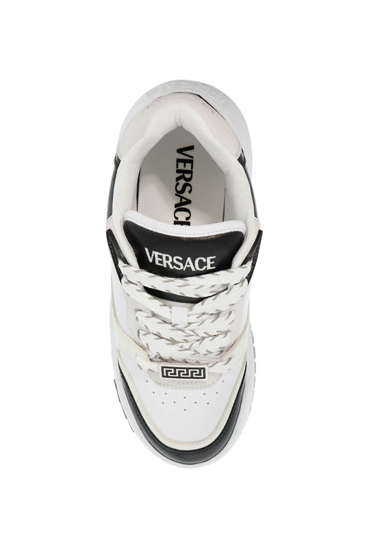 Versace odyssey leather sneakers