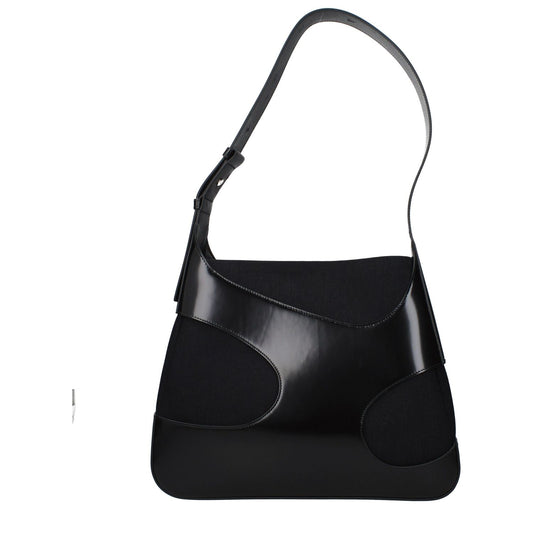 Salvatore Ferragamo Black Fabric Shoulder Bag