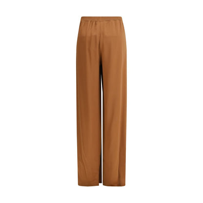 Fabiana Filippi Brown Viscose Casual Pants