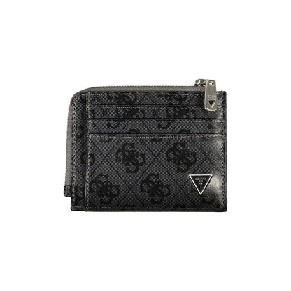 Guess Jeans Black Leather Cardholder