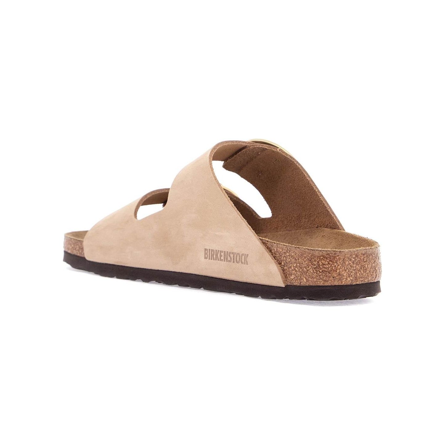 Birkenstock nubuck leather sandals sandcastle with golden buckles Sandals Birkenstock