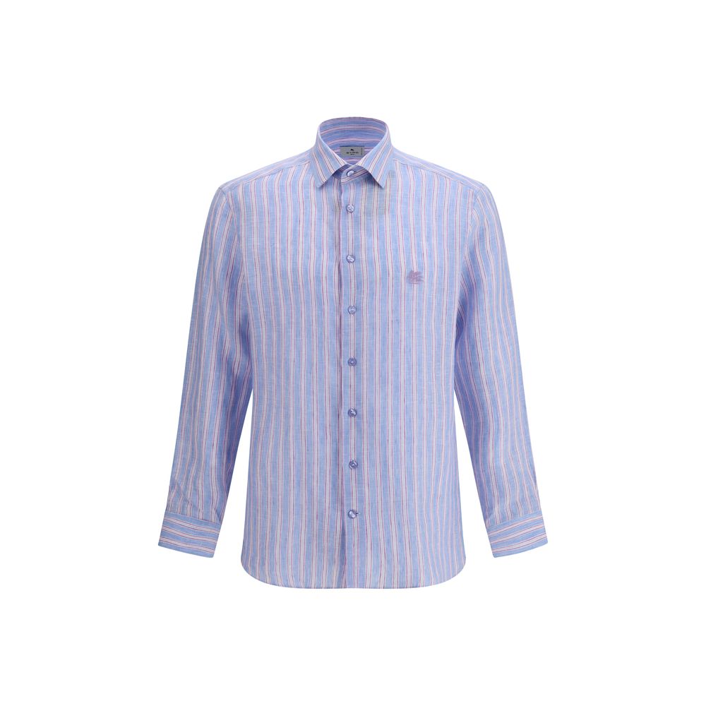 Etro Multicolor Linen Pattern Shirt 1728,38,39,40,41,42,43,72470364320,Clothing,Etro,Men,Multicolor,New with tags,Pattern - Shirts - Clothing,Shirts - Clothing