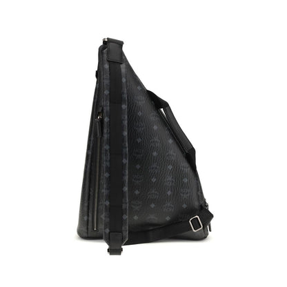 MCM Black Fabric Shoulder Bag
