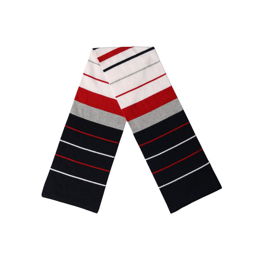 Dolce & Gabbana Multicolor Stripes Shawl Neck Wrap 119cm x 20cm  Scarf
