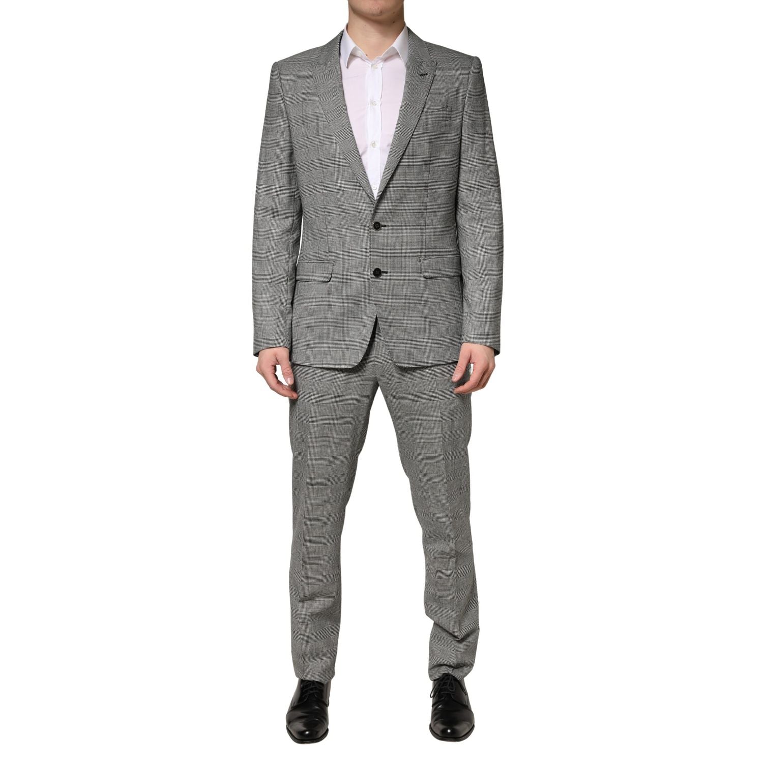 Dolce & Gabbana Gray MARTINI Single Breasted Formal 2PC Suit