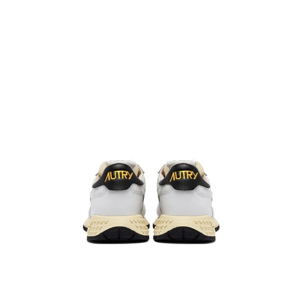 Autry White Leather Athletic Sneakers