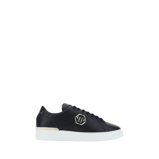 Philipp Plein Black Rubber Low Top Sneakers 1728,72470364320,Black,EU40/US7,EU41/US8,EU42/US9,EU43/US10,EU44/US11,EU45/US12,Low Tops - Sneakers - Shoes,Men,New with tags,Philipp Plein,Shoes,Sneakers - Shoes