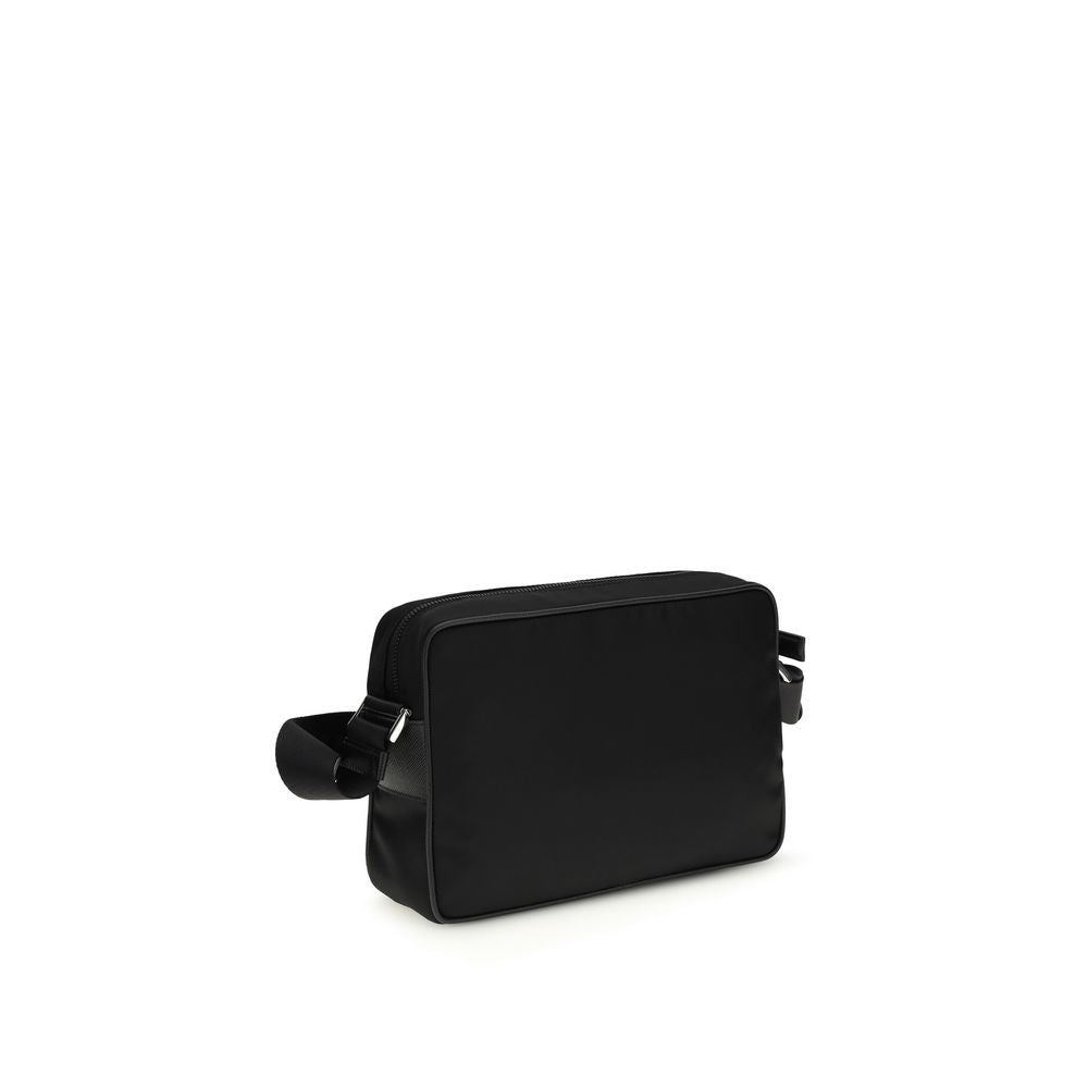 Prada Black Recycled Polyamide Shoulder Bag 1728,72470364320,Bags,Black,Men,New with tags,Prada,Shoulder Bags - Bags