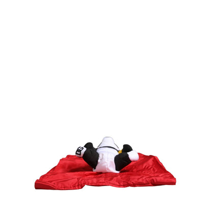 Dolce & Gabbana Men Red Polyester Panda Stuffed Ecobag Tote Borse Bag