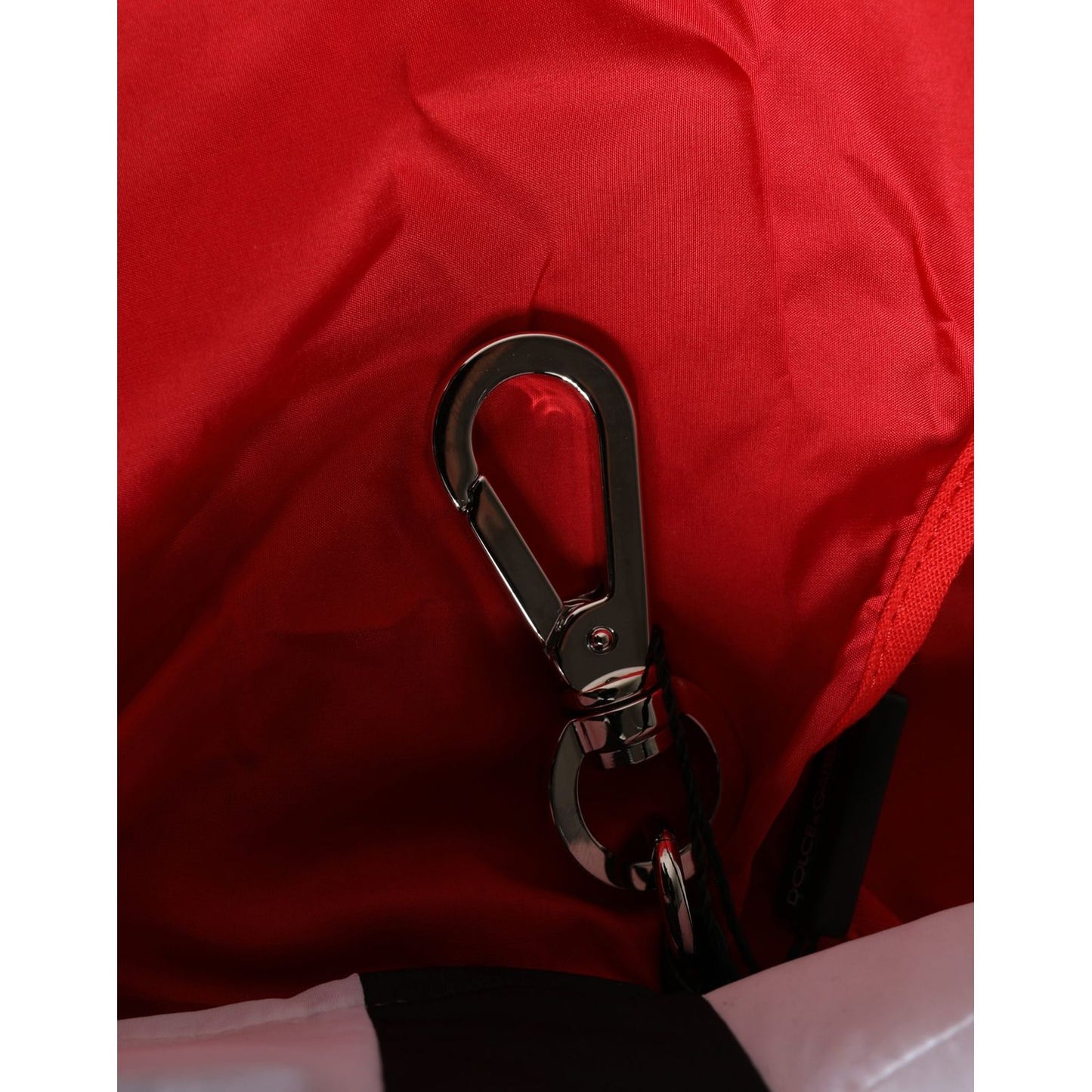 Dolce & Gabbana Men Red Polyester Panda Stuffed Ecobag Tote Borse Bag