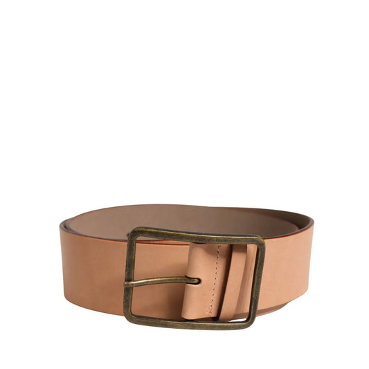 Patrizia Pepe Beige Genuine Leather Wide Waist Metal Buckle Belt 1728,67345645728,Accessories,Beige,Belts - Accessories,M,Material: Genuine Leather,Patrizia Pepe,Preowned / Defect,Regular Belts - Belts - Accessories,Women