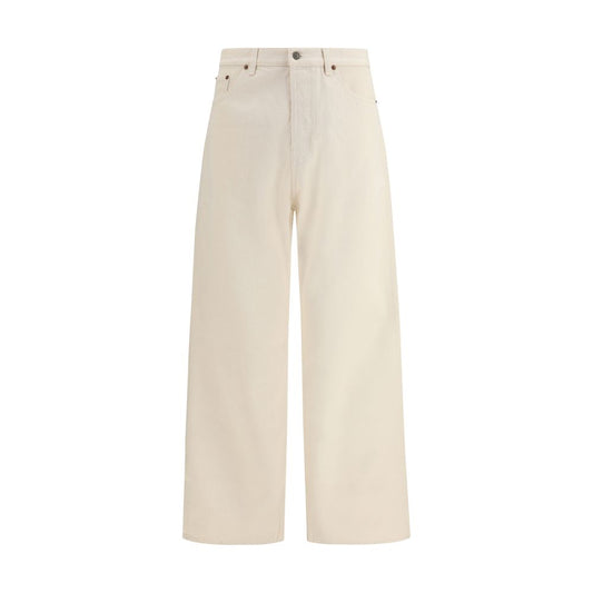 Valentino Garavani Beige Cotton Casual Pants