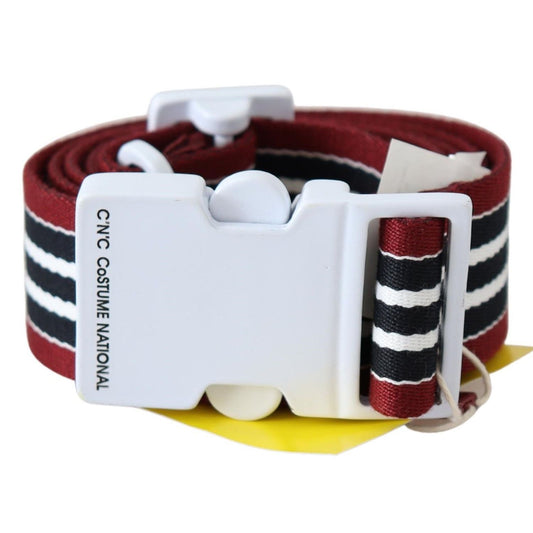 Costume National Black Cotton And Canvas Regular Belt