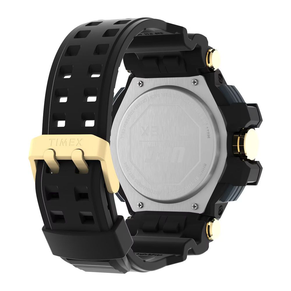 Timex Black Rubber Sport Watch