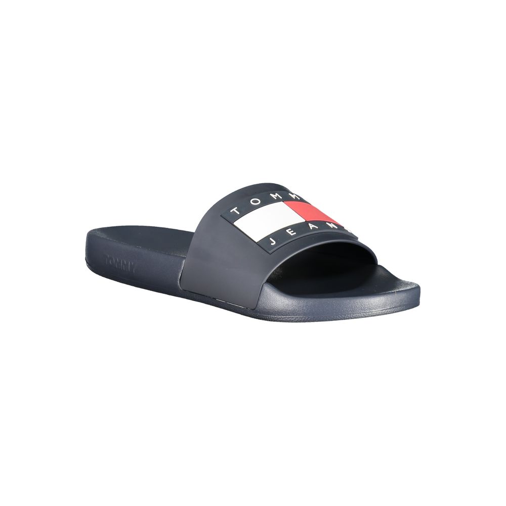 Tommy Hilfiger Blue Polyethylene Slippers