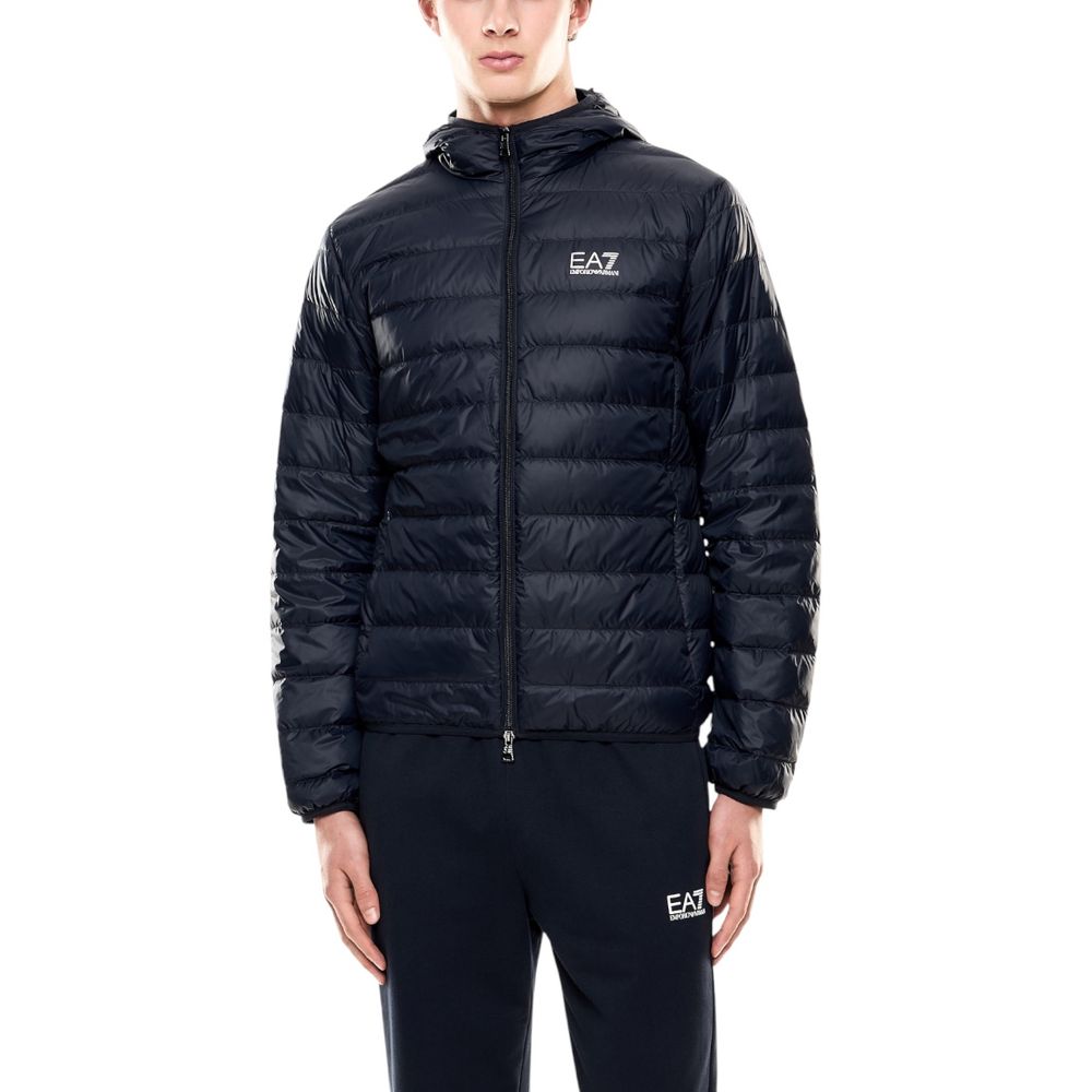 EA7 Emporio Armani Blue Polyamide Jacket