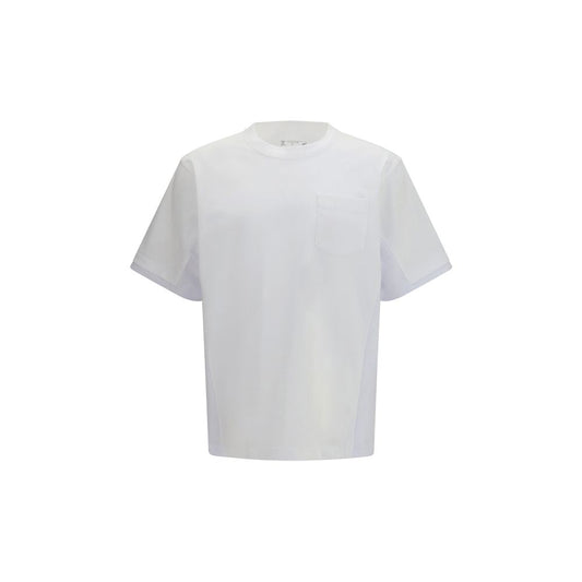Sacai White Cotton T-Shirt 1,1728,2,3,72470364320,Clothing,Men,New with tags,Sacai,T-Shirts - Clothing,T-Shirts - T-Shirts - Clothing,White