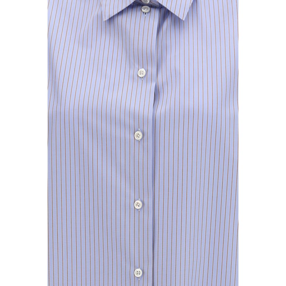 The Row Blue Cotton Shirt