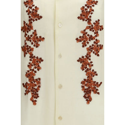 Baziszt Bicolor Cotton Shirt
