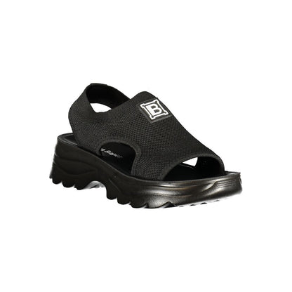 Laura Biagiotti Nero Poliestere Donna Sandal