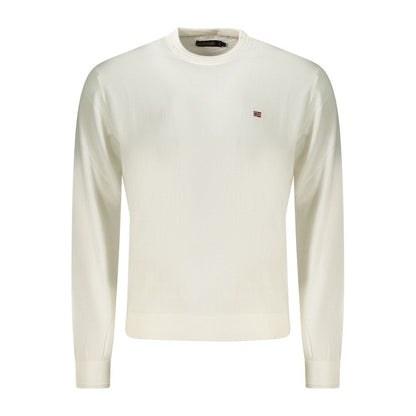 Napapijri White Cotton Men Shirt