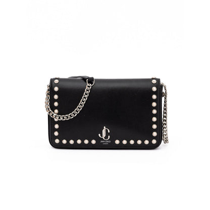 Jimmy Choo Black Leather Crossbody Bag