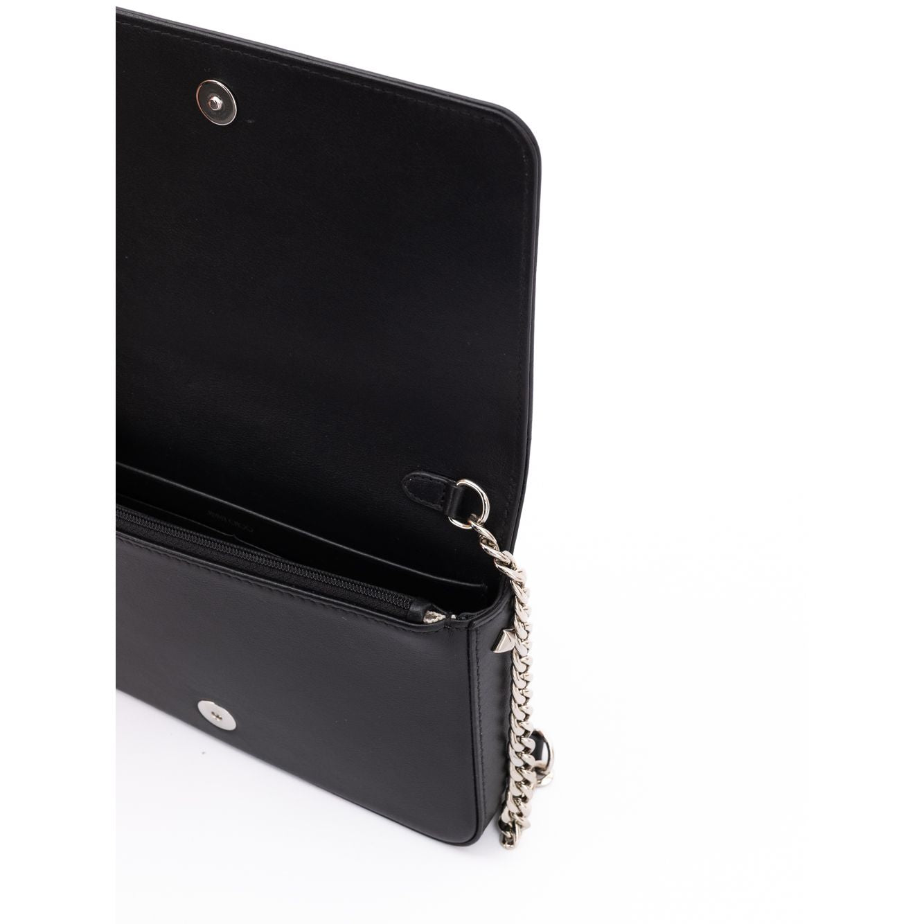 Jimmy Choo Black Leather Crossbody Bag