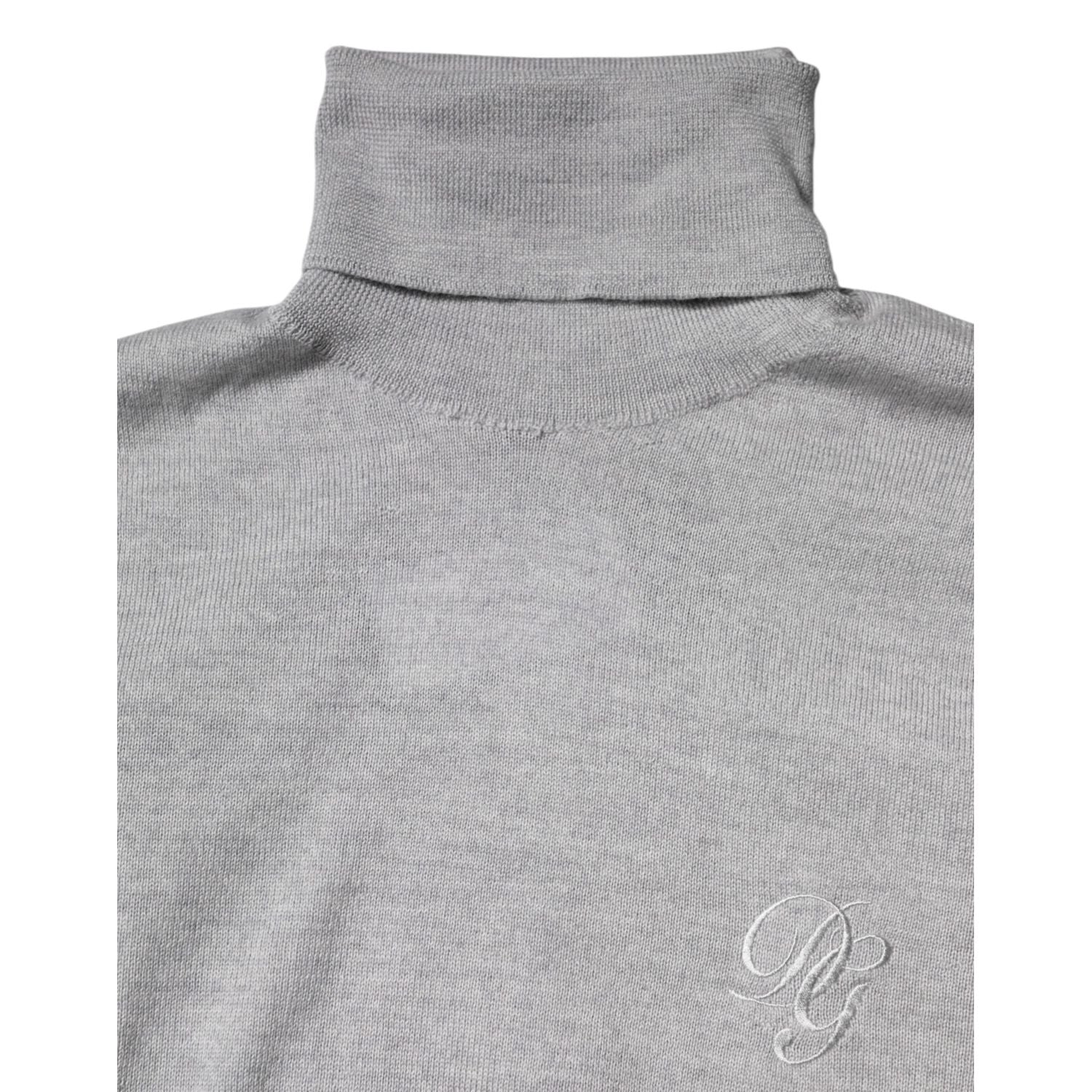 Dolce & Gabbana Gray LongSleeve Turtleneck Pullover Sweater