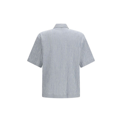 Sunflower Blue Cotton Pattern Shirt