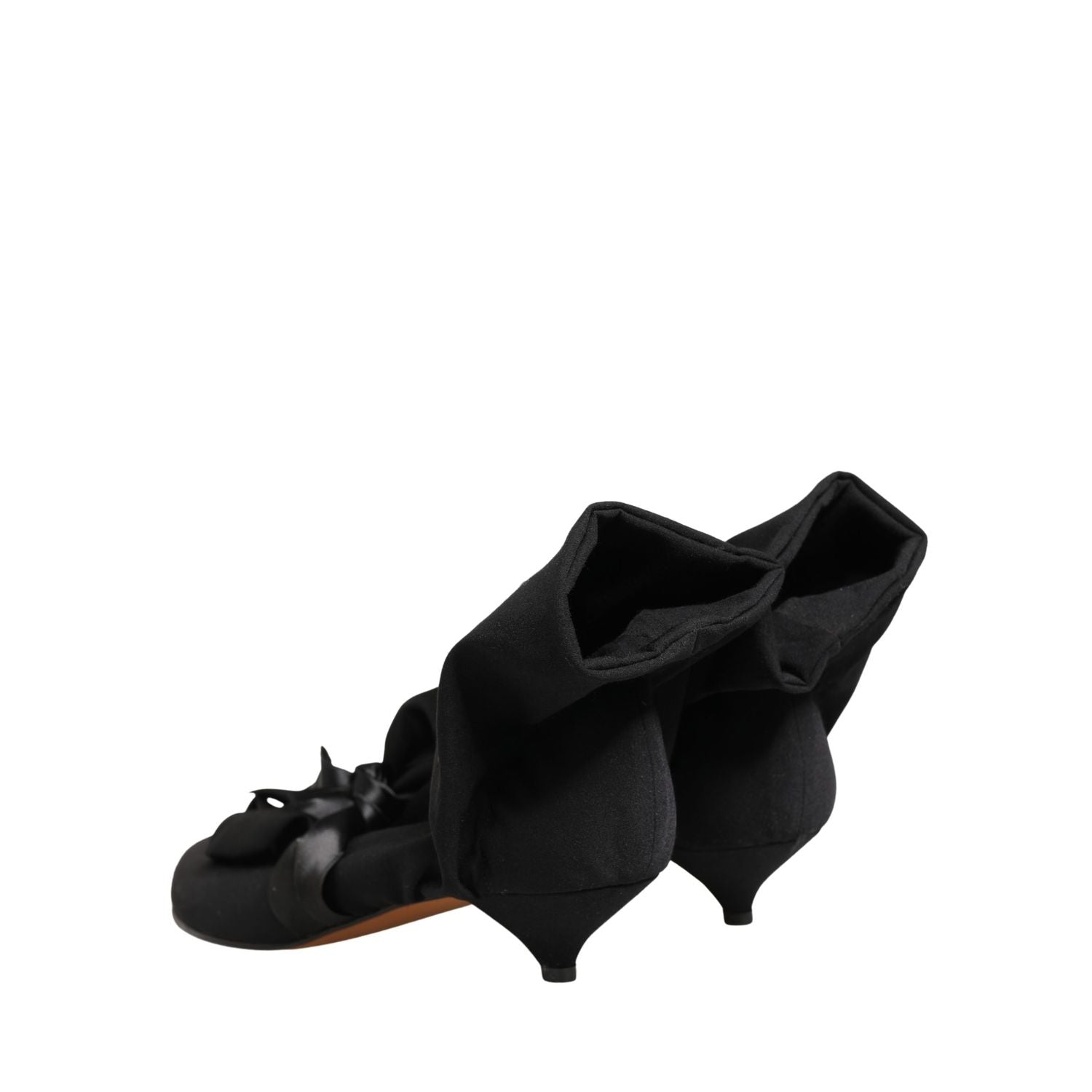 Dolce & Gabbana Black Suede Ankle Boots Shoes