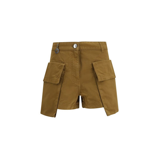 PINKO Beige Cotton Bermuda Shorts