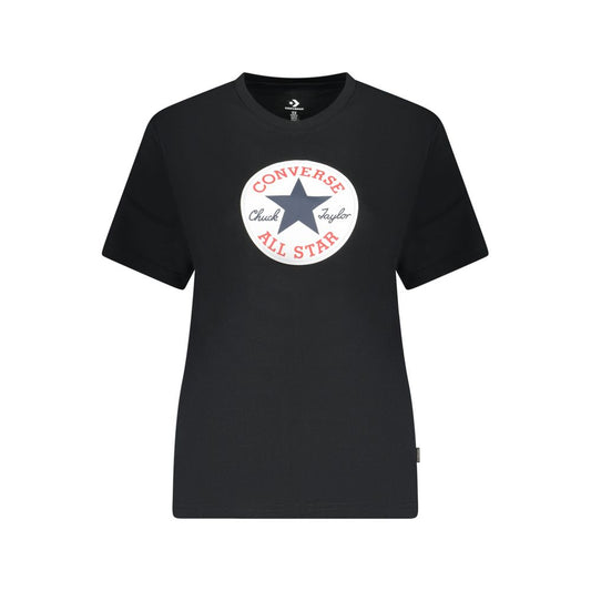 Converse Black Cotton Polo Shirt